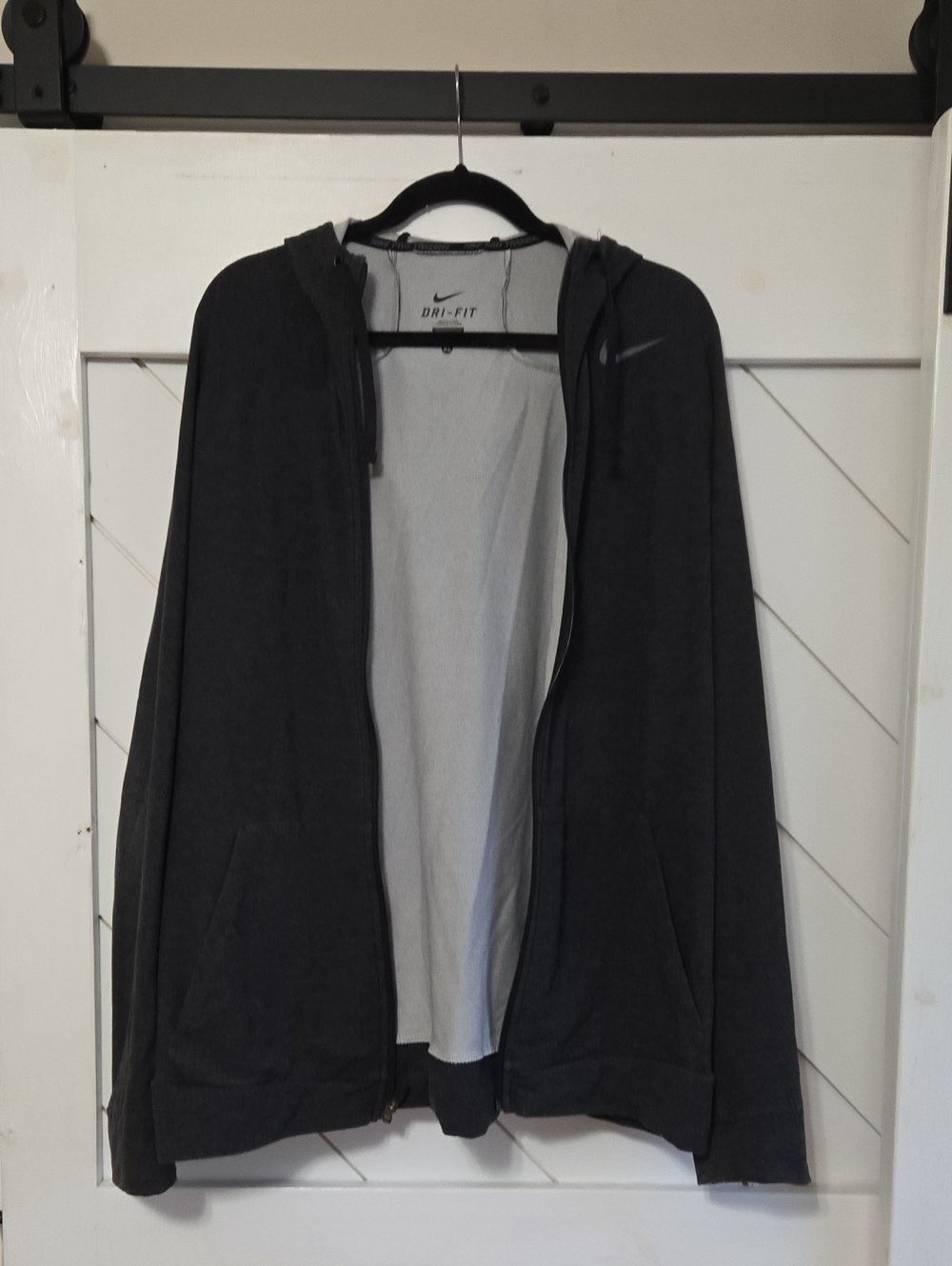 Nike Black Full-Zip Hooded Sweatshirt